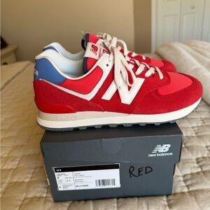 New Balance 574 size 9 red NWT
